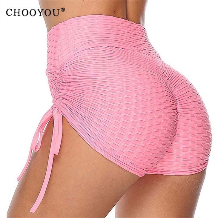pink yoga Lace-up